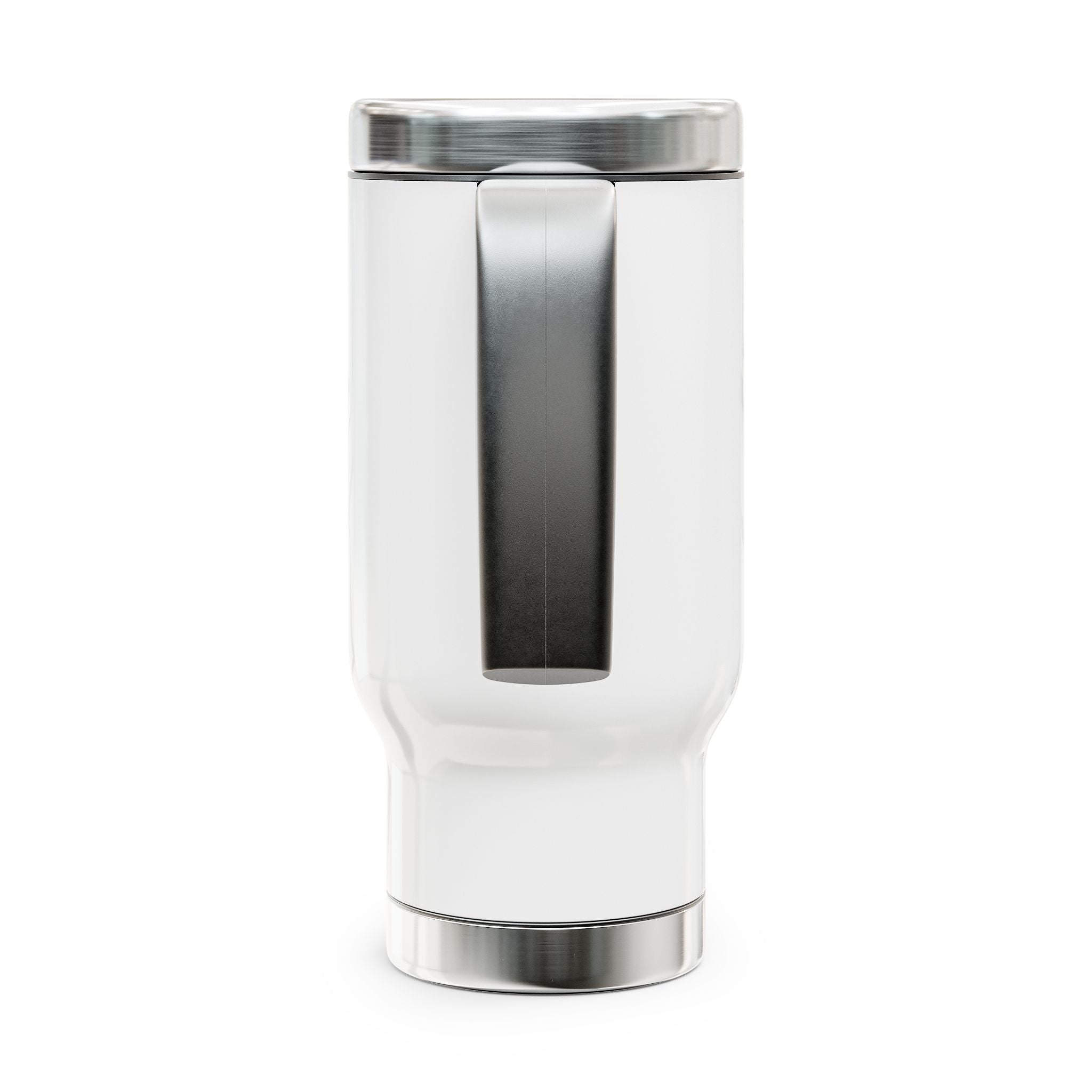 Messy Mom Stainless Steel Travel Mug with Handle — 14oz Insulated Coffee Tumbler