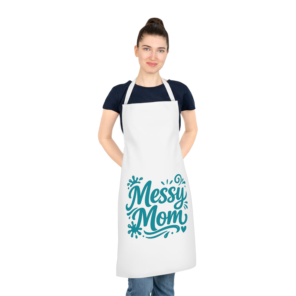 Messy Mom Apron — Funny Kitchen Apron for Moms